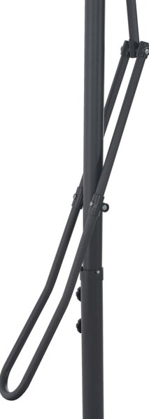 Vanjski suncobran s čeličnim stupom 300 cm zeleni - Zelena / N/A