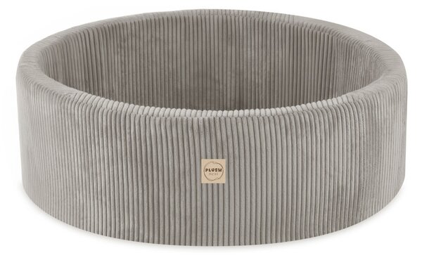 Plush Nest Igralište Suhi bazen 90x30 + trokut (+200 loptica: biserne, zlatne, žute), bež