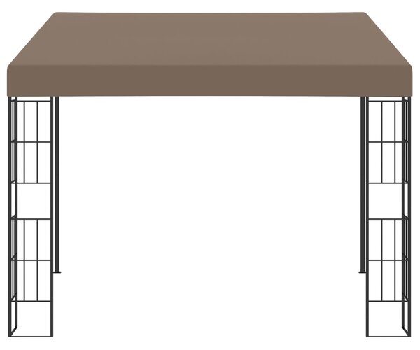 Zidna sjenica od tkanine 3 x 3 m smeđe-siva - Tupe / 3 x 3 m