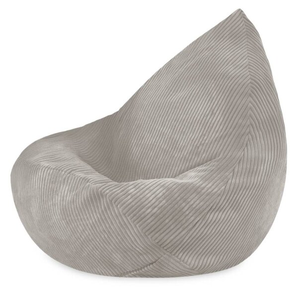 Plush Nest Sako vrećasta fotelja, bež, veličina S (85x80x75)