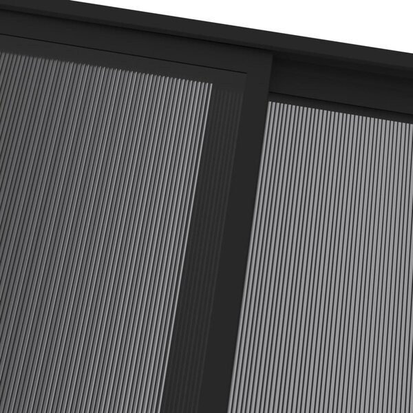 Sjenica s krovom antracit 4 x 3 x 2,5 m od aluminija i čelika - Antracitno siva / N/A