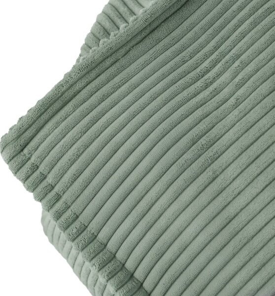 Plush Nest Puffy Square fotelja, 77x67x50, zelena