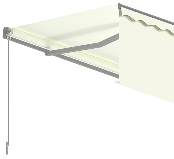 Tenda na ručno uvlačenje s roletom 3 x 2,5 m krem - Krema / 3 x 2.5 m