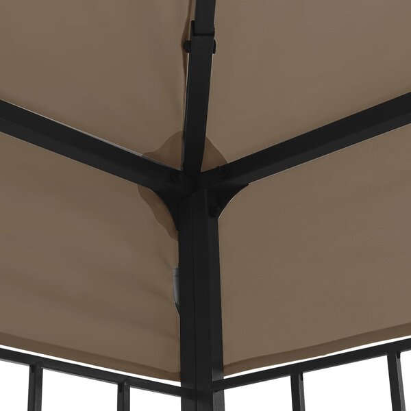 Sjenica 3 x 3 m smeđe-siva - Tupe / 3 x 3 m