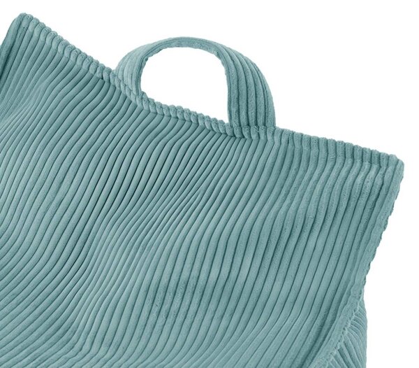 Plush Nest Puffy Square fotelja, 77x67x50, plava