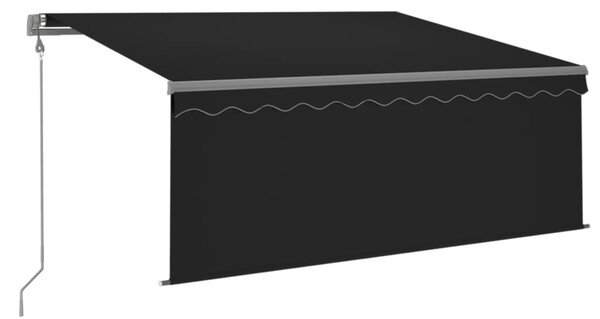 Automatska tenda s roletom i senzorom LED 3 x 2,5 m antracit - Antracitno siva / 3 x 2.5 m