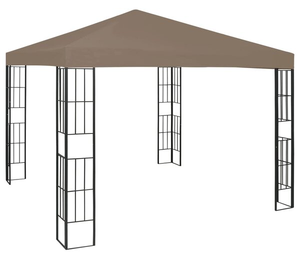Sjenica 3 x 3 m smeđe-siva - Tupe / 3 x 3 m