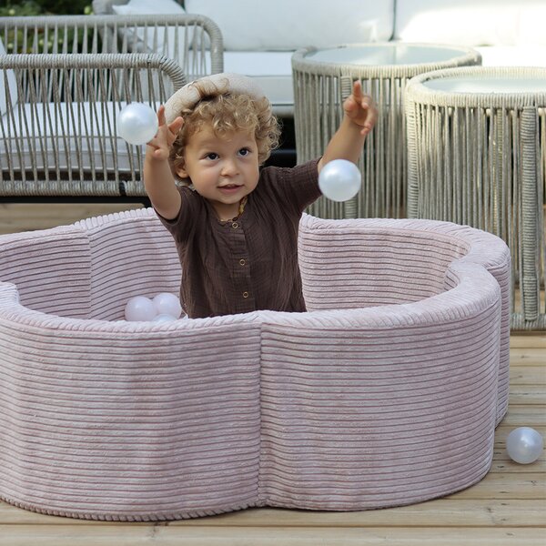 Plush Nest Suhi cvjetni bazen, 95x30, plavi, Cvjetna zabavna zona