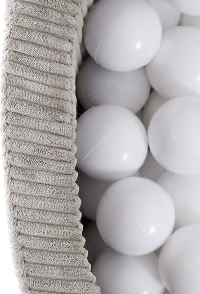 Plush Nest Suhi bazen, 90x30 cm, okrugli, bež