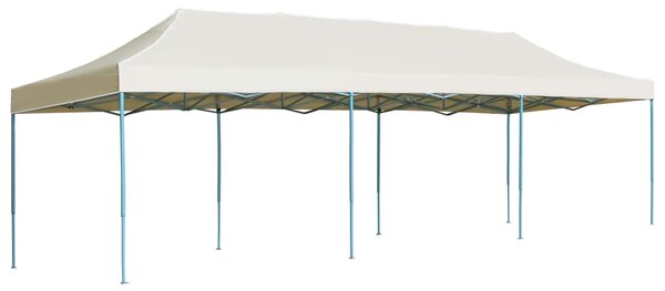 Sklopivi prigodni šator za zabave 3 x 9 m krem - Krema / N/A