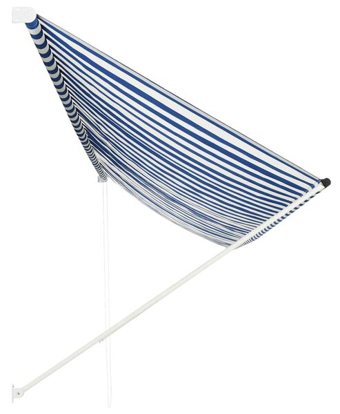 Tenda na uvlačenje 400 x 150 cm plavo-bijela - Plava / 400 x 150 cm
