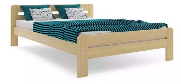 Krevet Dallas 120×200 s madracem - Prirodno drvo