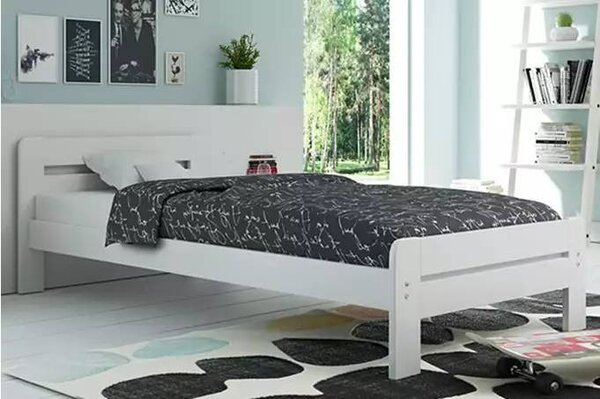 Krevet Dallas 120×200 s madracem - Prirodno drvo