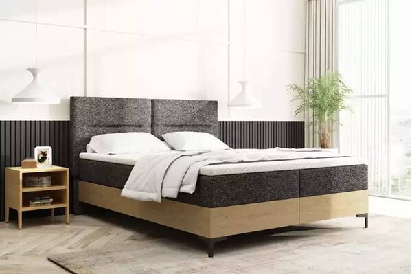 Dječji krevet Imperial 140×200 s madracem i spremnikom - Hrast