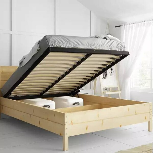 Dječji krevet Continental 140×200 s madracem - Prirodno drvo