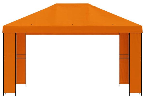 Gazebo 4 × 3 m Narančasta Poliester i čelik 190 gsm - Narančasta / 4 × 3 m