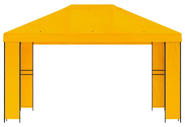 Gazebo 4 × 3 m Žuta Poliester i čelik 190 gsm - Žuta / 4 × 3 m