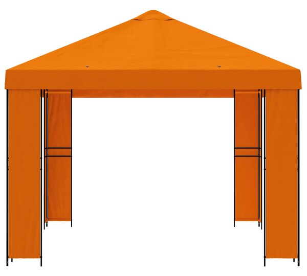 Gazebo 4 × 3 m Narančasta Poliester i čelik 190 gsm - Narančasta / 4 × 3 m