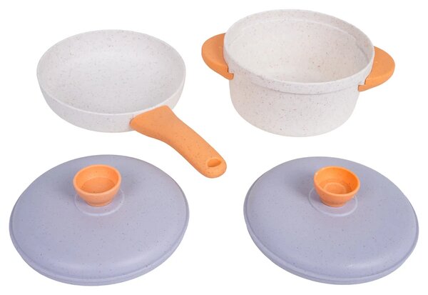Set posuda od organskih materijala