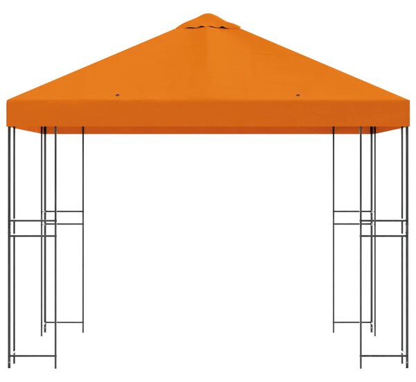 Gazebo 3 x 3 m Narančasta Poliester i čelik 190 gsm - Narančasta / 3 x 3 m