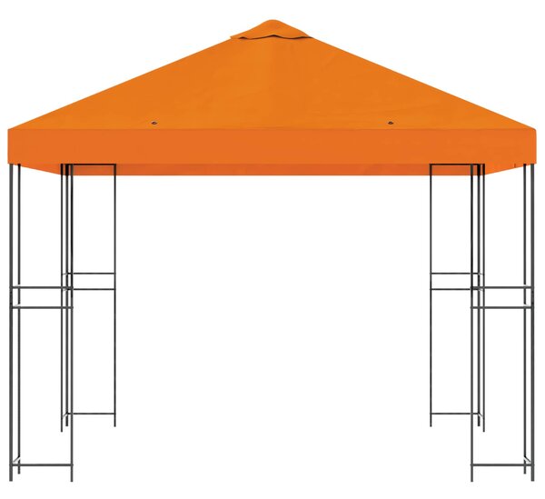 Gazebo 3 x 3 m Narančasta Poliester i čelik 190 gsm - Narančasta / 3 x 3 m