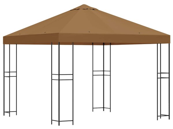 Gazebo 3 x 3 m Bež Poliester i čelik 190 gsm - Bež / 3 x 3 m