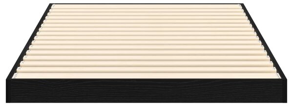 Krevet s daskama Crni hrast 75 x 190 cm Konstruirano drvo - Crna / 75 x 190 cm