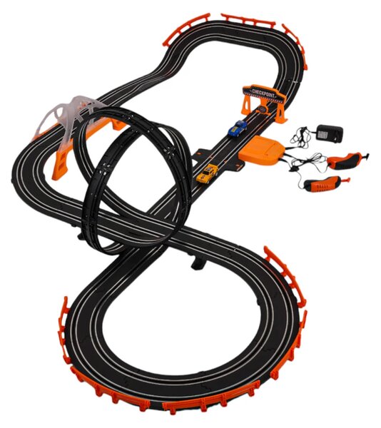Trkaća staza TRACK MASTER s osvjetljenjem + pribor 615 cm
