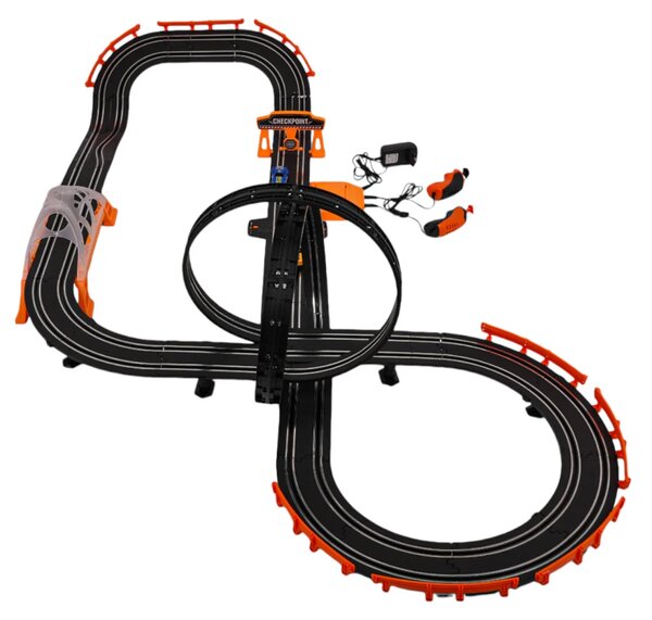 Trkaća staza TRACK MASTER s osvjetljenjem + pribor 615 cm