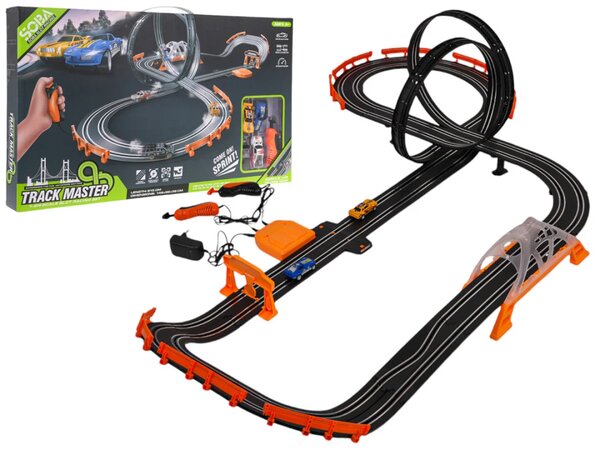 Trkaća staza TRACK MASTER s osvjetljenjem + pribor 615 cm