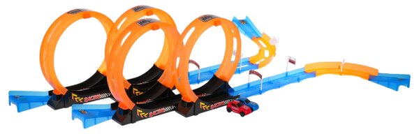 Trkaća staza Burning Loop + automobili 38 dijelova