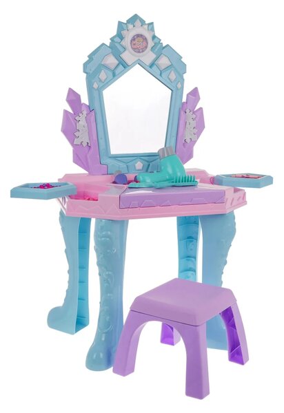 Toaletni stolić za princeze sa sušilom i stolcem 3+