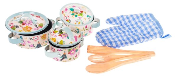Set aluminijskih lonaca za djecu 3+ 10 dijelova