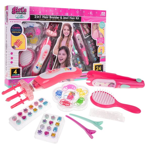 Set za pletenice s nakitom 6+