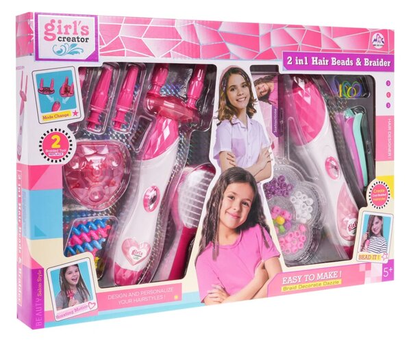 Mega set za pletenice 2-u-1 5+
