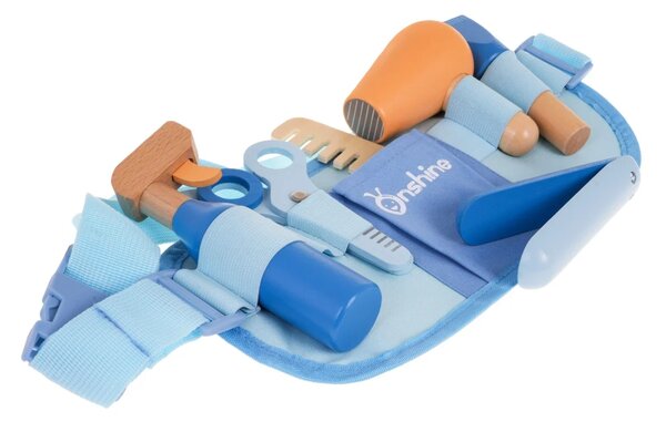 Drveni frizerski set s pojasom 3+