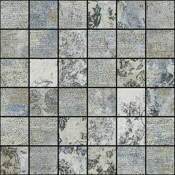 Mozaik pločica Bagdad (29,75 x 29,75 cm, Sive boje, Mat)