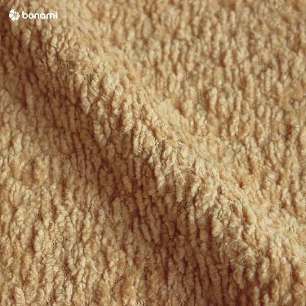 Senf žuti tapecirani bračni krevet s podnicom 180x200 cm Noira Slim – Bonami Selection