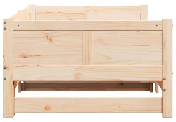 Krevet za povlačenje za dan Smeđa 203,5 x 184 x 56,5 cm - Smeđa / 203,5 x 184 x 56,5 cm