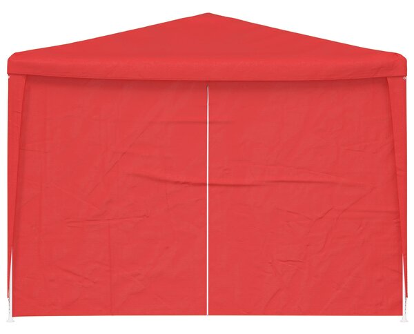 Šator za zabave 900 x 300 x 255 cm Crvena PE i čelik - Crvena / 900 x 300 x 255 cm