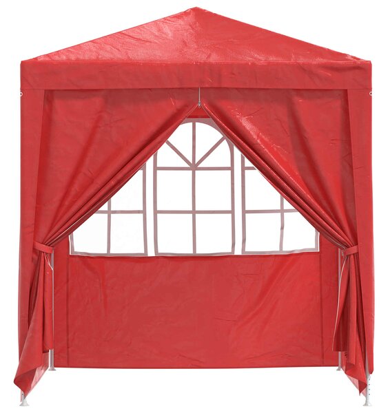 Šator za zabave Crvena 200 x 200 x 240 cm PE i čelik - Crvena / 200 x 200 x 240 cm
