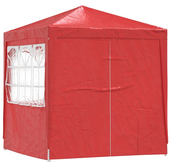 Šator za zabave Crvena 200 x 200 x 240 cm PE i čelik - Crvena / 200 x 200 x 240 cm