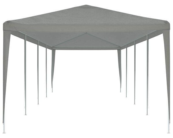Šator za zabave Svijetlo siva 1200 x 300 x 255 cm PE i čelik - Siva / 1200 x 300 x 255 cm