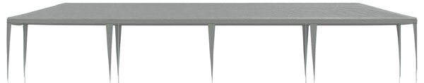 Šator za zabave Svijetlo siva 1200 x 300 x 255 cm PE i čelik - Siva / 1200 x 300 x 255 cm