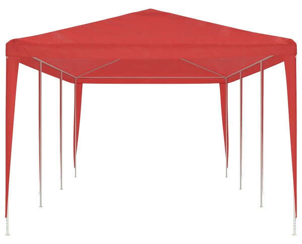 Šator za zabave Crvena 900 x 300 x 255 cm PE i čelik - Crvena / 900 x 300 x 255 cm