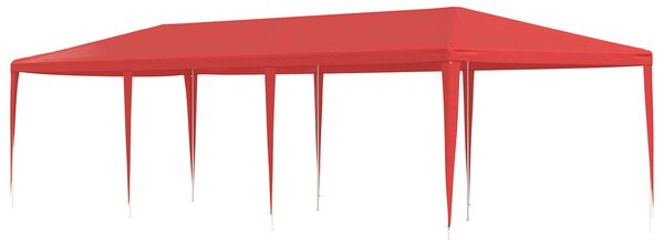 Šator za zabave Crvena 900 x 300 x 255 cm PE i čelik - Crvena / 900 x 300 x 255 cm