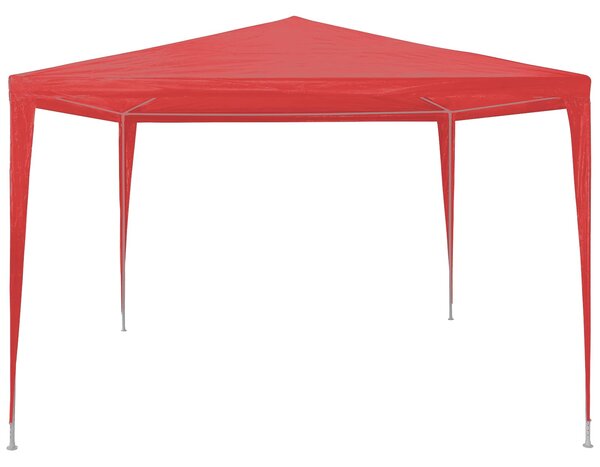 Šator za zabave Crvena 300 x 300 x 255 cm PE i čelik - Crvena / 300 x 300 x 255 cm