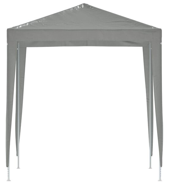 Šator za zabave 200 x 200 x 240 cm Svjetlosiva PE i čelik - Siva / 200 x 200 x 240 cm