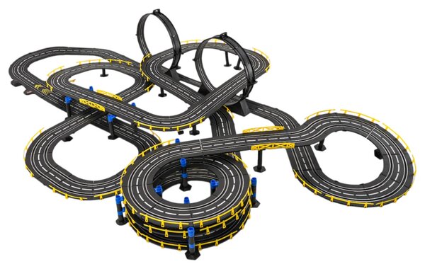 Trkaća staza R/C 1:43 s 2 autića na daljinsko
