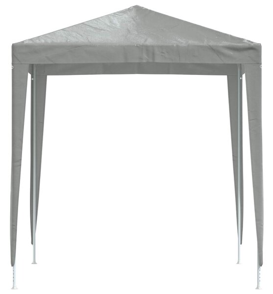 Šator za zabave 200 x 200 x 240 cm Svjetlosiva PE i čelik - Siva / 200 x 200 x 240 cm
